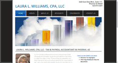 Desktop Screenshot of laura-williams-cpa.com